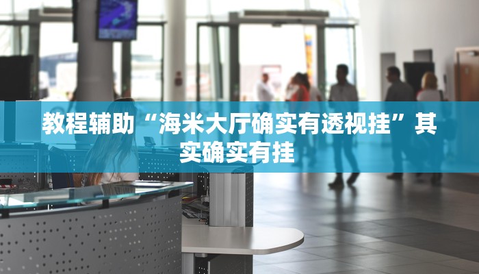 教程辅助“海米大厅确实有透视挂”其实确实有挂 