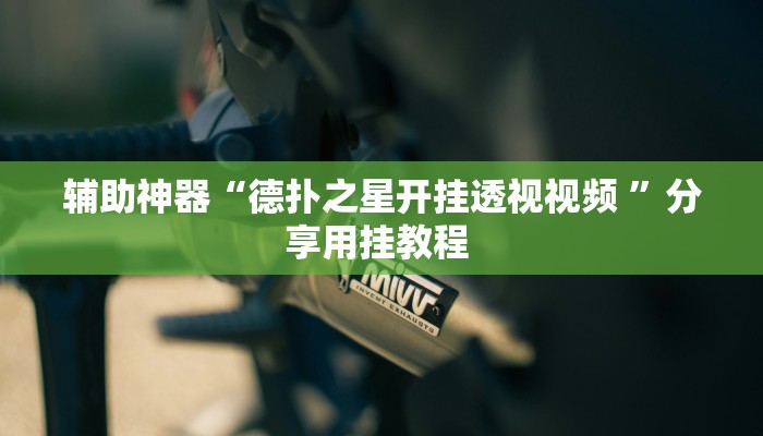 辅助神器“德扑之星开挂透视视频 ”分享用挂教程 