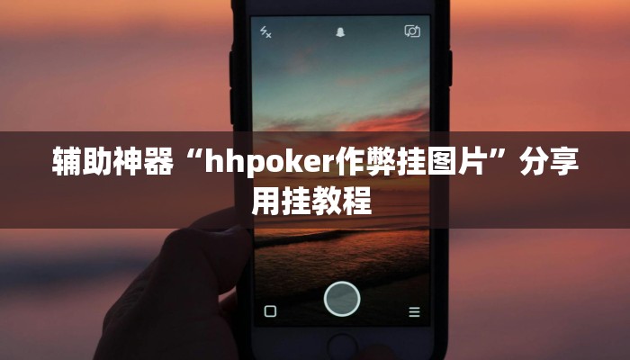 辅助神器“hhpoker作弊挂图片”分享用挂教程 
