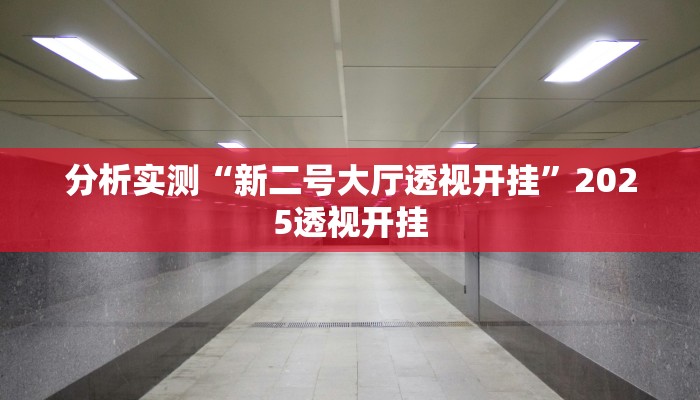 分析实测“新二号大厅透视开挂”2025透视开挂