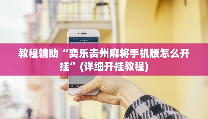 教程辅助“奕乐贵州麻将手机版怎么开挂”(详细开挂教程)