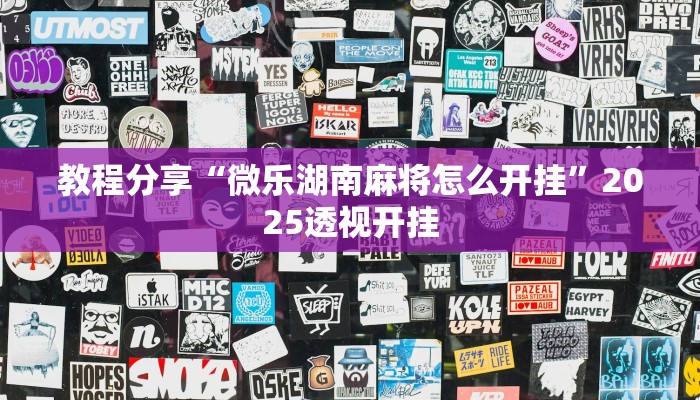 教程分享“微乐湖南麻将怎么开挂”2025透视开挂