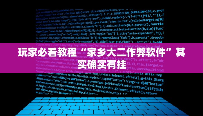 玩家必看教程“家乡大二作弊软件”其实确实有挂