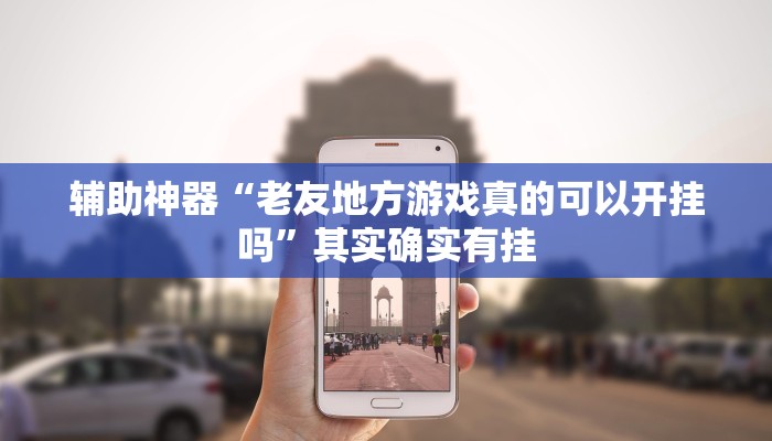 辅助神器“老友地方游戏真的可以开挂吗”其实确实有挂