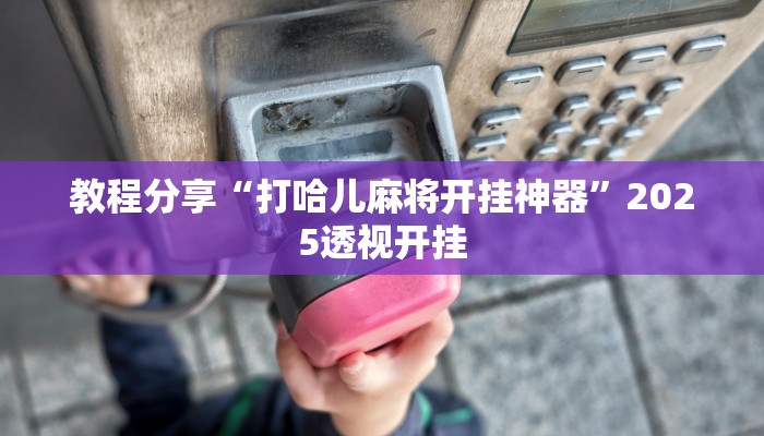 教程分享“打哈儿麻将开挂神器”2025透视开挂 教程分享“打哈儿麻将开挂神器”2025透视开挂