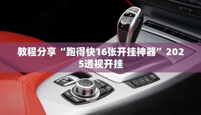 教程分享“跑得快16张开挂神器”2025透视开挂