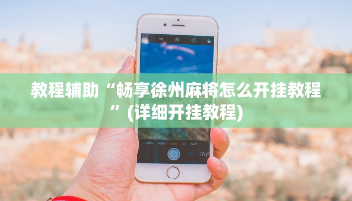 教程辅助“畅享徐州麻将怎么开挂教程”(详细开挂教程)